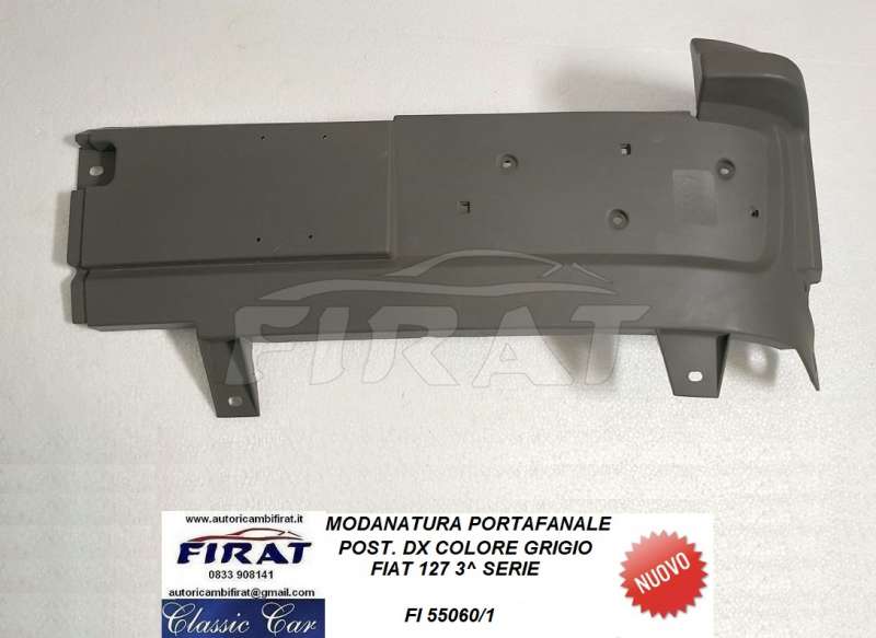 MODANATURA PORTAFANALE FIAT 127 3 SERIE POST.DX GRIGIO